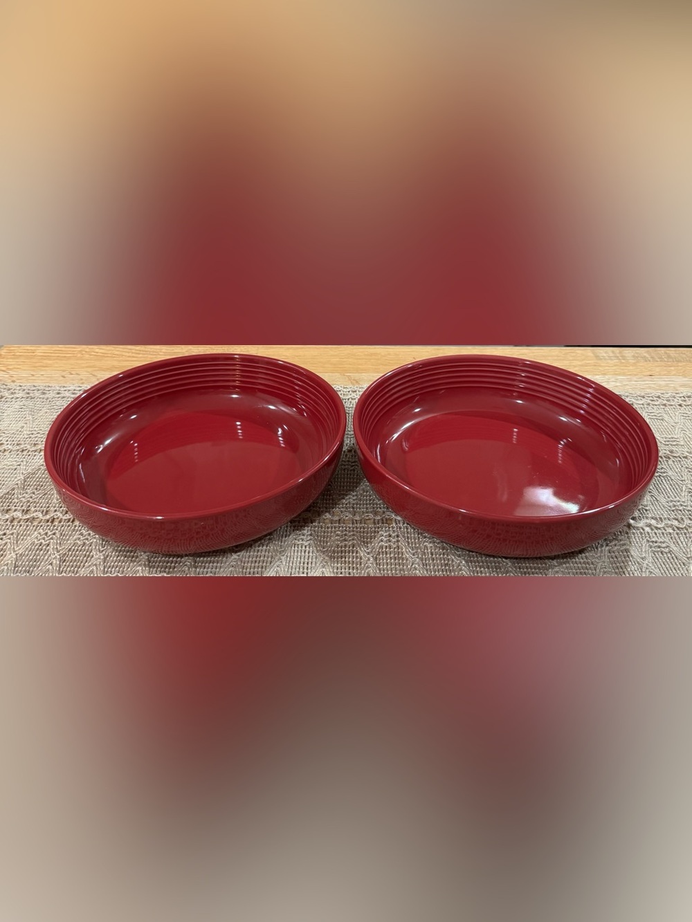 EUC 2 Mainstays Chiara Collection bowls